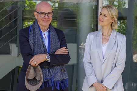 Die Galeristen Bernd Bentler und Jenny Geißler-Bentler