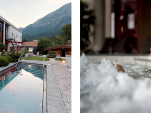 Die RupertusTherme in Bad Reichenhall hat täglich bis 22 Uhr geöffnet. Ihre Innen- und Außenbecken sind mit unterschiedlich hoch konzentrierter AlpenSole befüllt