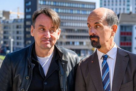 Der Erfinder und seine Kultfigur: Ralf Husmann (l.) und Schauspieler Christoph Maria Herbst alias Bernd Stromberg