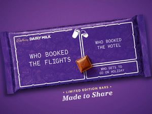 Auch wenns schwer fällt: Die Cadbury-Schokolade wird künftig geteilt