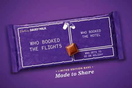 Auch wenns schwer fällt: Die Cadbury-Schokolade wird künftig geteilt