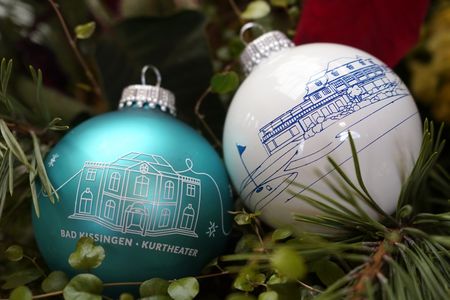 Die beliebte Weihnachtskugel der Bayer. Staatsbad Bad Kissingen GmbH 