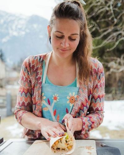 Eine gesunde und umweltbewusste kulinarische Abwechslung bietet Verena Steiner mit ihrem Soul Food Bike in Osttirol