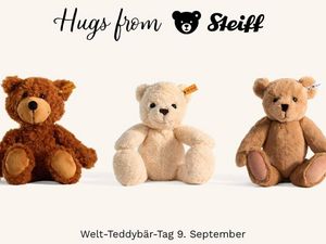 Steiff feierte den Welt-Teddybär-Tag und 120 Jahre „Knopf im Ohr“ Steiff feierte den Welt-Teddybär-Tag und 120 Jahre „Knopf im Ohr“