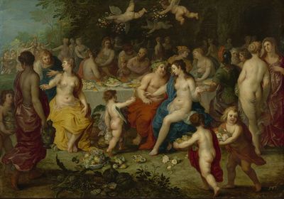 Hendrik van Balen, Das Hochzeitsfest des Bacchus und der Ariadne, um 1606/1607