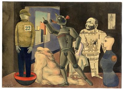 Otto Griebel, Materialmenschen