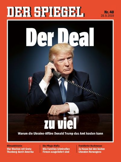 Fuer den Spiegel scheint das Ergebnis des Prozesses bereits festzustehen Der Deal zu viel lautet die Titelzeile