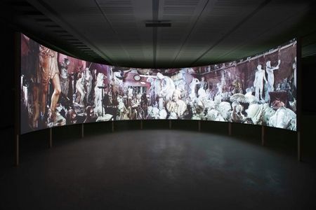 Ausstellung Forum Expanded Installation Afterimage von Clemens von Wedemeyer
