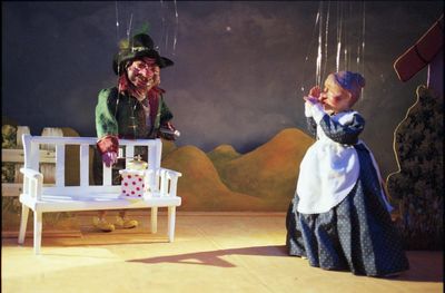 Raeuber Hotzenplotz in Muellers Marionetten-Theater
