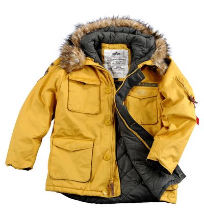 Alpha Industries Parka Yellow