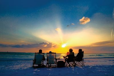 Reisen Sarasota Sonnenuntergang am Siesta Key Strand