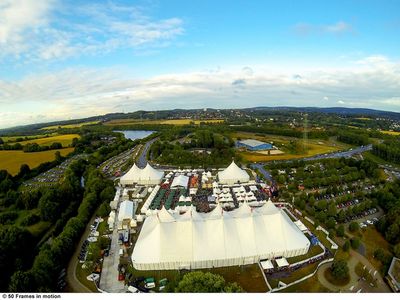 Ein toller Blick ueber das Zeltfestival Ruhr