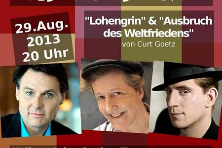 Einladung zu AMUSEMENT im F37 Berlin zur Lesung mit Curt Goetze
