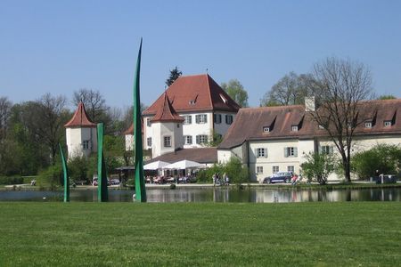 Reisen Muenchen blueht Ansicht Schloss Blutenburg
