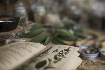 Baeuerin Jutta Tappeiner vom Bacherhof in Nals Suedtirol kennt allerlei natuerliche Rezepturen fuer die Gesundheit