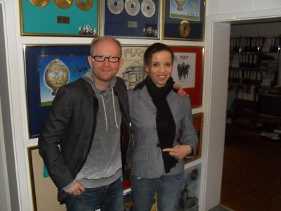 Michaela Boland hat für die Freunde der Kuenste Dieter Falk getroffen.