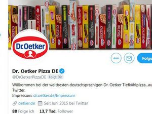 Pizza Witz auf Twitter von Dr. Oetker aergert Homoeopathie Verfechter das ist ein Griff ins Klo Pizza Witz auf Twitter von Dr. Oetker aergert Homoeopathie Verfechter das ist ein Griff ins Klo