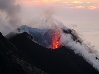 Reisen Stromboli in Italien Vulkan