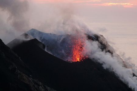 Reisen Stromboli in Italien Vulkan