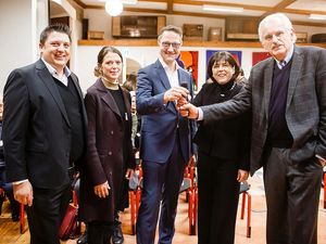 David Zülow, Nadia Zülow, Uwe Schulz, Jutta Zülow und Ulrich Deppendorf David Zülow, Nadia Zülow, Uwe Schulz, Jutta Zülow und Ulrich Deppendorf