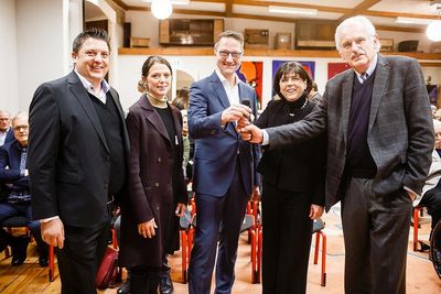 David Zülow, Nadia Zülow, Uwe Schulz, Jutta Zülow und Ulrich Deppendorf
