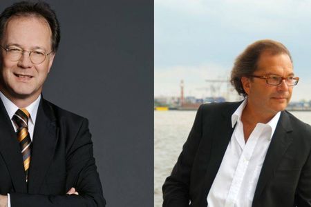 OWM-Geschaeftsfuehrer Joachim Schuetz und OMG-Geschaeftsfuehrer Klaus-Peter Schulz ueben harsche Kritik an den Verlagen