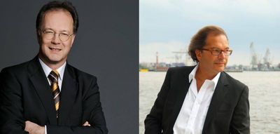 OWM-Geschaeftsfuehrer Joachim Schuetz und OMG-Geschaeftsfuehrer Klaus-Peter Schulz ueben harsche Kritik an den Verlagen