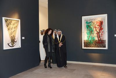 Eroeffnung des Festivals am 06. Januar durch die Hoheit Scheich Dr. Sultan Bin Mohammed Al Qasimi.
