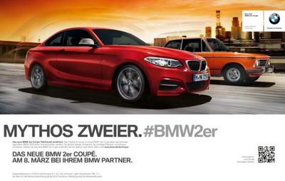 BMW 2er Coupé Kampagne von BMW BMW 2er Coupé Kampagne von BMW