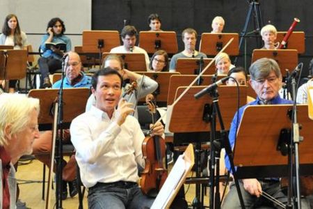 Dirigierwerkstatt des Kritischen Orchesters, 2015 u.a. mit Heinz Schunk und Stanley Dodds