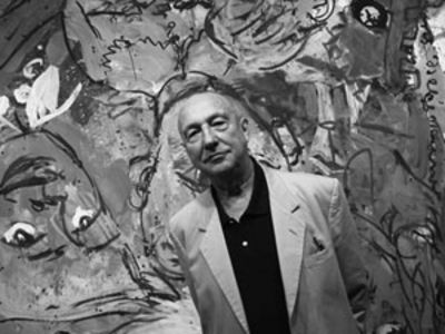 Georg Baselitz medienwirksamer Protest