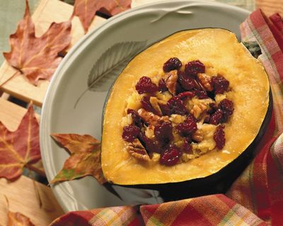 Herbstlicher Kürbisauflauf