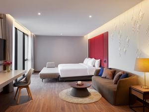 Das Budget-Hotel Centra by Centara Bangkok Phra Nakhon verbindet gefälliges Design mit idealer Lage für das Sightseeing