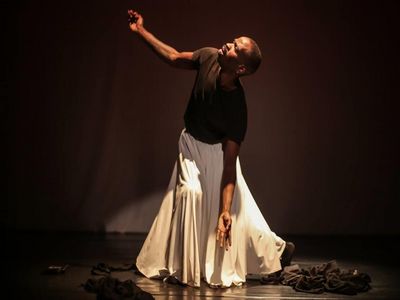 Miguel Mavatiko beim Solo-Tanz-Theater Festival Stuttgart