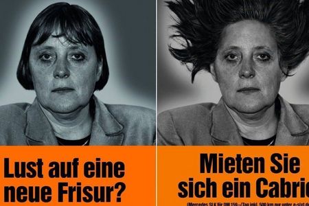 Wohl das bekannteste Motiv, das Jung von Matt jemals fuer Sixt geschaffen hat