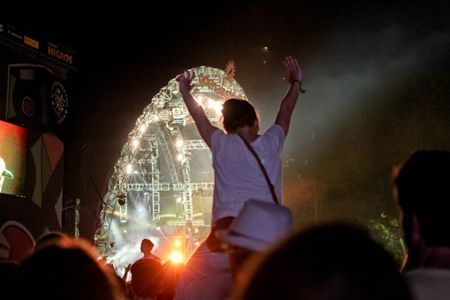 Festivalatmosphaere beim OpenAir St. Gallen