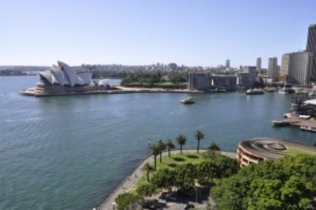 Blick auf die Weltstadt Sydney
