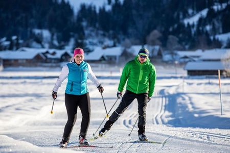 In der Spur: Im Langlaufcamp lernen Teilnehmer die Grundlagen des sanften Wintersports