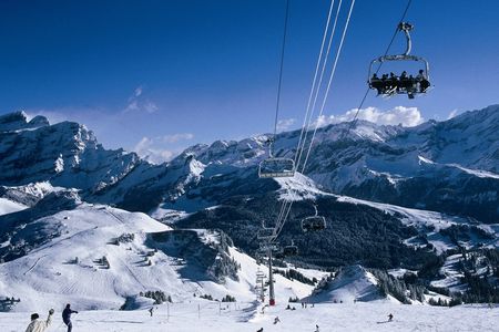 Reisen Genferseegebiet Genfer See im Winter