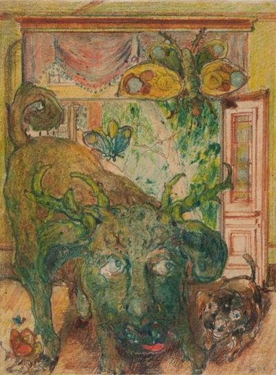 ausstellung zum  Thema Wahnsinn