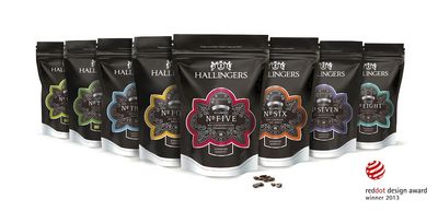 Hallingers Kaffee Sortiment