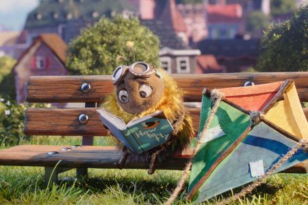 In Hanna Bumblebee's Schulbuechern steht, Hummeln koennen nicht fliegen