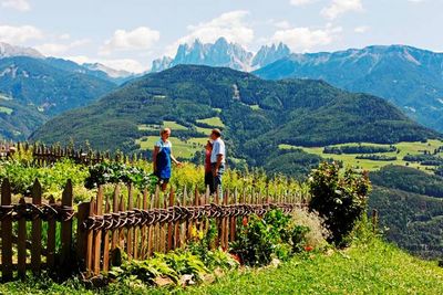 freie Aussicht auf Suedtirols beruehmteste Gipfel