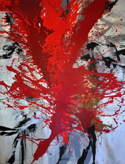 Ausstellung in Frankfurt: Cornelius Richter - Kunst-Ausstellung mit Live-Painting im Frankfurter Hauptbahnhof