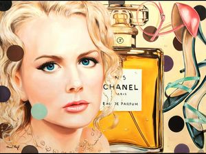 Heiner Meyer, Chanel Oel auf Leinwand Heiner Meyer, Chanel Oel auf Leinwand