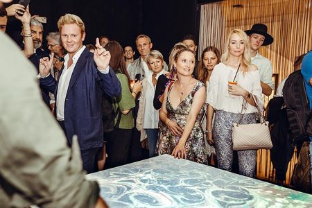 Präsentation der Kunstinstallation „Volar“ von Leon Löwentraut