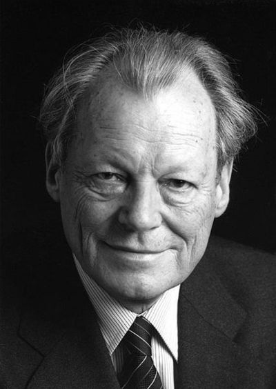 Portraet Willy Brandt, Bundeskanzler