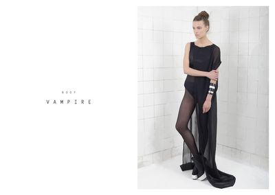 SCHAAF schwarzes Kleid Vampire
