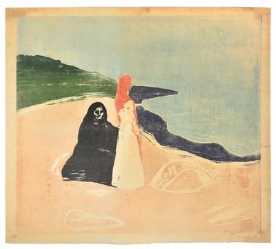 Edvard Munch, Frauen am Meeresufer