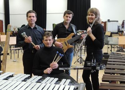 Ruediger Pawassar, Bernhard Betzl, Heiko Pape und Constanze Betzl geben Konzert im Staatstheater Kassel